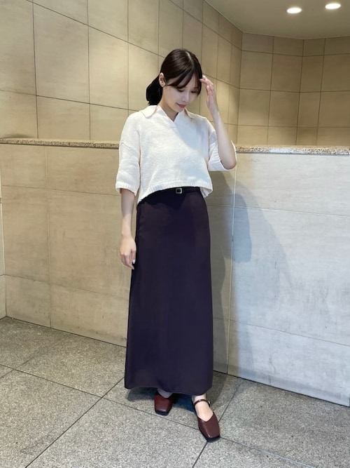 MIESROHE スカート ベルトマキシスカート : ZOZOTOWN Yahoo!店