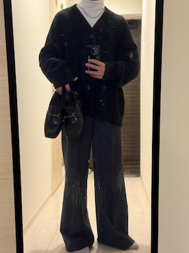 「アイテム（カーディガン/ボレロ）」を使った、matsujun2230さん（メンズ・168cm）の秋コーディネート