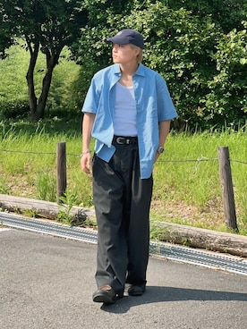 「ciite'（シーテ）のアイテム」を使った、ゆうき｜低身長パパコーデさん（メンズ・160cm）の夏コーディネート