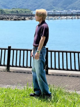 ゆうき|低身長パパコーデさん(メンズ・160cm)の夏コーディネート