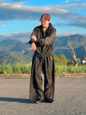 「アイテム（デジタル腕時計）」を使った、休日パパコーデ | ゆうきさん（メンズ・160cm）の秋コーディネート