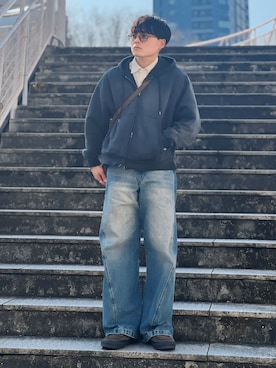 160cm|休日パパコーデさん(メンズ・160cm)の春コーディネート