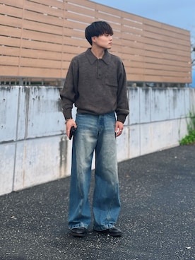 「アイテム（リング）」を使った、休日パパコーデ | ゆうきさん（メンズ・160cm）の秋コーディネート