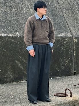 休日コーデ|ゆうきさん(メンズ・160cm)の冬コーディネート