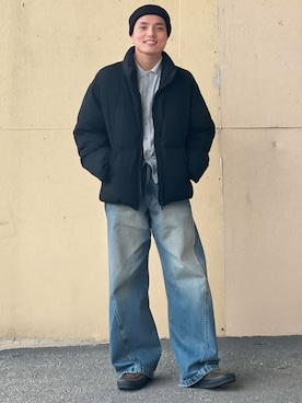 休日コーデ｜ゆうきさん（メンズ・160cm）の冬コーディネート
