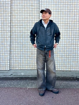 「アイテム（デジタル腕時計）」を使った、休日パパコーデ | ゆうきさん（メンズ・160cm）の秋コーディネート