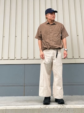 低身長パパ｜ゆうきさん（メンズ・160cm）の夏コーディネート