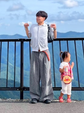 「アイテム（デジタル腕時計）」を使った、休日パパコーデ | ゆうきさん（メンズ・160cm）の秋コーディネート