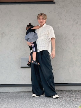 「ciite'（シーテ）のアイテム」を使った、ゆうき｜低身長パパコーデさん（メンズ・160cm）の夏コーディネート