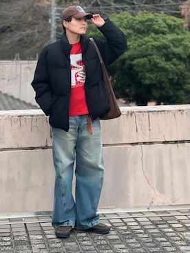 休日パパコーデ | ゆうきさん（メンズ・160cm）の冬コーディネート