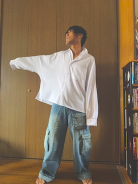 「アイテム（パンツ）」を使った、htjazzyさん（メンズ・164cm・50代）の秋コーディネート