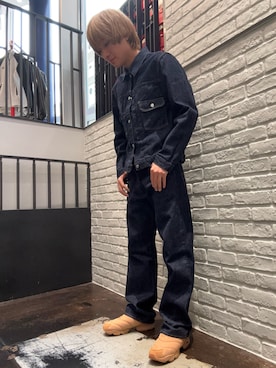 「Reebok（リーボック）のアイテム（ジャケット/アウター）」を使った、KIKUCHIさん（メンズ・179cm）の秋コーディネート