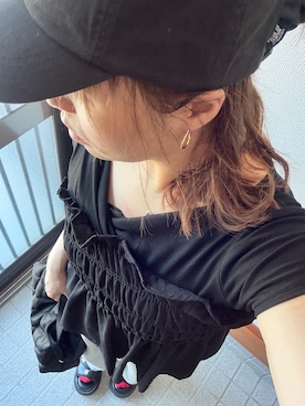「AEON STYLE（イオンスタイル）のアイテム」を使った、dododochanさん（レディース・160cm）の夏コーディネート