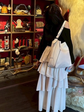 「アイテム（スカート）」を使った、Makotoさん（レディース・160cm）の夏コーディネート