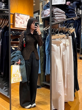 「LIAN（リアン）のアイテム」を使った、みどりさん（レディース・163cm）の冬コーディネート