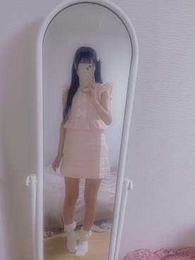 「アイテム（バレッタ/ヘアクリップ）」を使った、こまつゆこさん（レディース・161cm）の秋コーディネート