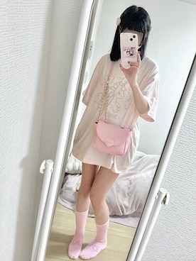 「MILK（ミルク）のアイテム（バッグ）」を使った、こまつゆこさん（レディース・161cm）の春コーディネート