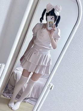 LIZ LISAのスカート（ピンク系）を使った人気ファッション