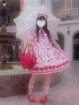 「アイテム（長傘）」を使った、こまつゆこさん（レディース・161cm）の秋コーディネート