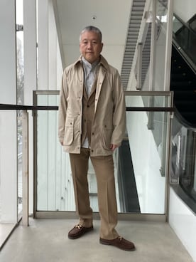 「united arrows」｜「アイテム（その他アウター）」を使った、dhd1103さん（メンズ・173cm）の冬コーディネート