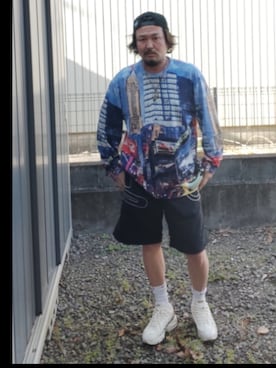 「Supreme （シュプリーム）のアイテム（帽子）」を使った、tsuchiyakazunori4342さん（メンズ・175cm）の春コーディネート