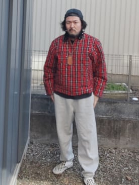 「Supreme （シュプリーム）のアイテム（トップス）」を使った、tsuchiyakazunori4342さん（メンズ・175cm）の春コーディネート