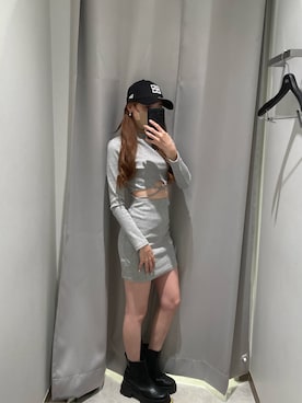 「タイトワンピ」｜yuunaさん（レディース・152cm）の冬コーディネート
