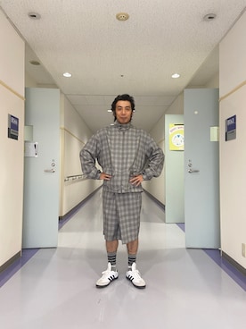「FACETASM（ファセッタズム）のアイテム（ジャケット/アウター）」を使った、goodwalkinuedaさん（メンズ・170cm）の秋コーディネート