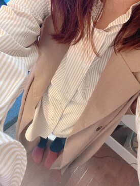 「Ambre Neige（アンブルネージュ）のアイテム（ジャケット/アウター）」を使った、みきさん（レディース・159cm）の春コーディネート