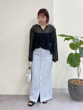 「Omekashi（オメカシ）のアイテム」を使った、yukaさん（レディース・159cm）の春コーディネート