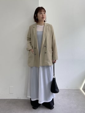 「Omekashi（オメカシ）のアイテム」を使った、yukaさん（レディース・159cm）の春コーディネート