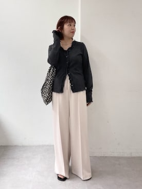 「Omekashi（オメカシ）のアイテム」を使った、yukaさん（レディース・159cm）の春コーディネート