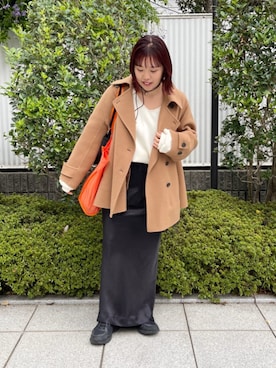 「アイテム（アクセサリー）」を使った、yuka083さん（レディース・159cm・20代）の秋コーディネート