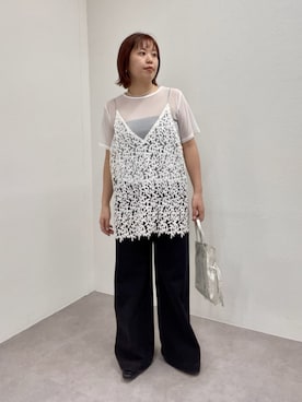 「Omekashi（オメカシ）のアイテム」を使った、yukaさん（レディース・159cm）の春コーディネート