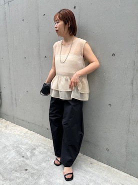 yukaさん（レディース・159cm）の春コーディネート