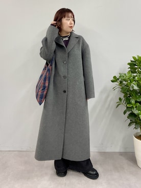 「アイテム（トートバッグ）」を使った、yuka083さん（レディース・159cm・20代）の冬コーディネート