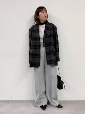 「アイテム（テーラードジャケット）」を使った、yuka083さん（レディース・159cm・20代）の秋コーディネート