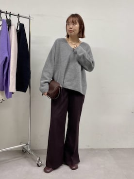 「アイテム（チョーカー）」を使った、yuka083さん（レディース・159cm）の秋コーディネート