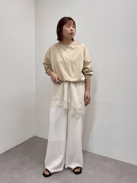 「Omekashi（オメカシ）のアイテム」を使った、yukaさん（レディース・159cm）の春コーディネート