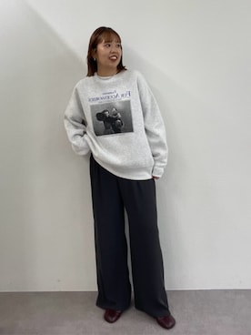 「アイテム（パーカー）」を使った、yuka083さん（レディース・159cm）の秋コーディネート