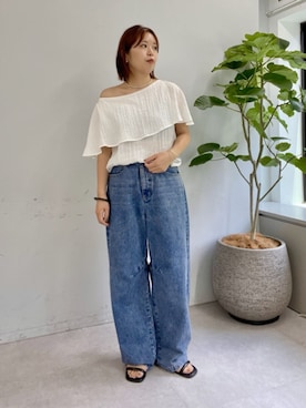 yukaさん(レディース・159cm)の夏コーディネート
