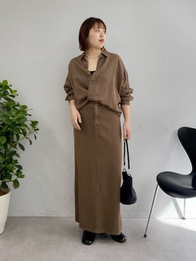 「Omekashi（オメカシ）のアイテム」を使った、yukaさん（レディース・159cm）の春コーディネート