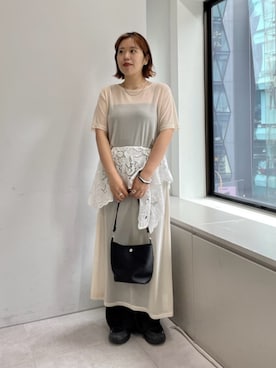 yukaさん(レディース・159cm)の夏コーディネート