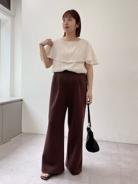 「Omekashi（オメカシ）のアイテム」を使った、yukaさん（レディース・159cm）の春コーディネート