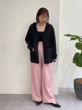 「Omekashi（オメカシ）のアイテム」を使った、yukaさん（レディース・159cm）の春コーディネート