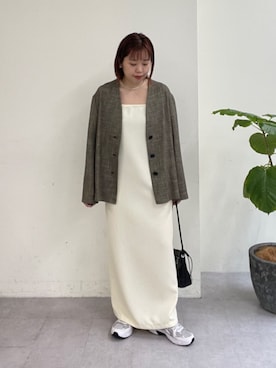 「Omekashi（オメカシ）のアイテム」を使った、yukaさん（レディース・159cm）の春コーディネート