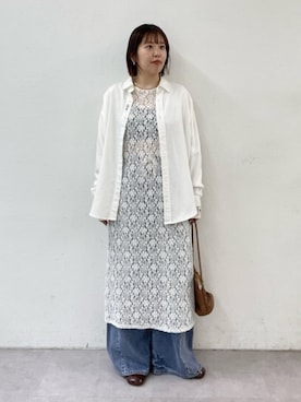 「Omekashi（オメカシ）のアイテム」を使った、yukaさん（レディース・159cm）の春コーディネート