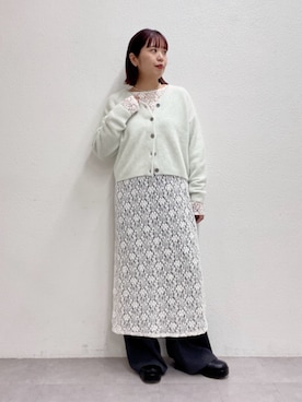 「アイテム（スリッポン）」を使った、yuka083さん（レディース・159cm・20代）の秋コーディネート