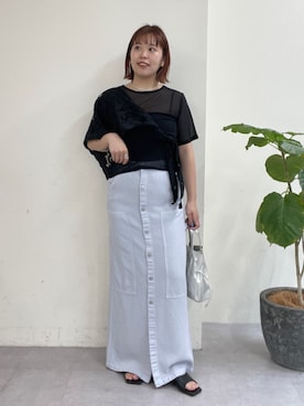 「Omekashi（オメカシ）のアイテム」を使った、yukaさん（レディース・159cm）の春コーディネート