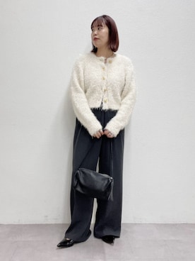 「アイテム（チョーカー）」を使った、yuka083さん（レディース・159cm）の秋コーディネート